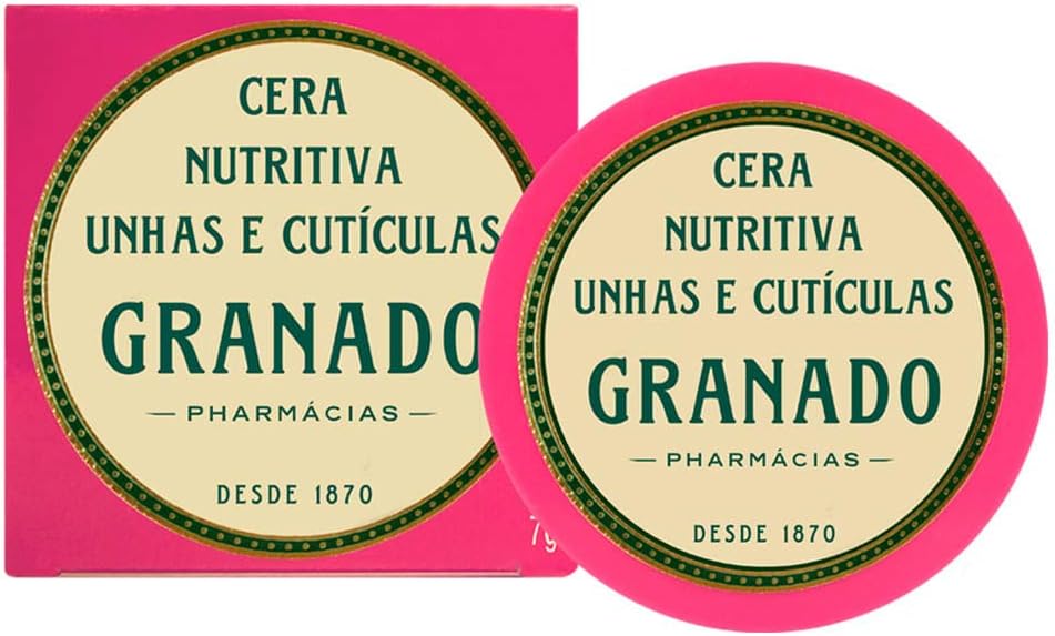 Cera Nutritiva GRANADO 7g Pink para Unhas e Cutículas – Hidratação, Nutrição, Maciez e Cuidado Diário das Cutículas