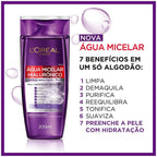 Água Micelar L’Oréal 200ml Hialurônico – Limpeza Facial, Remoção de Maquiagem, Hidratação e Cuidado Diário da Pele