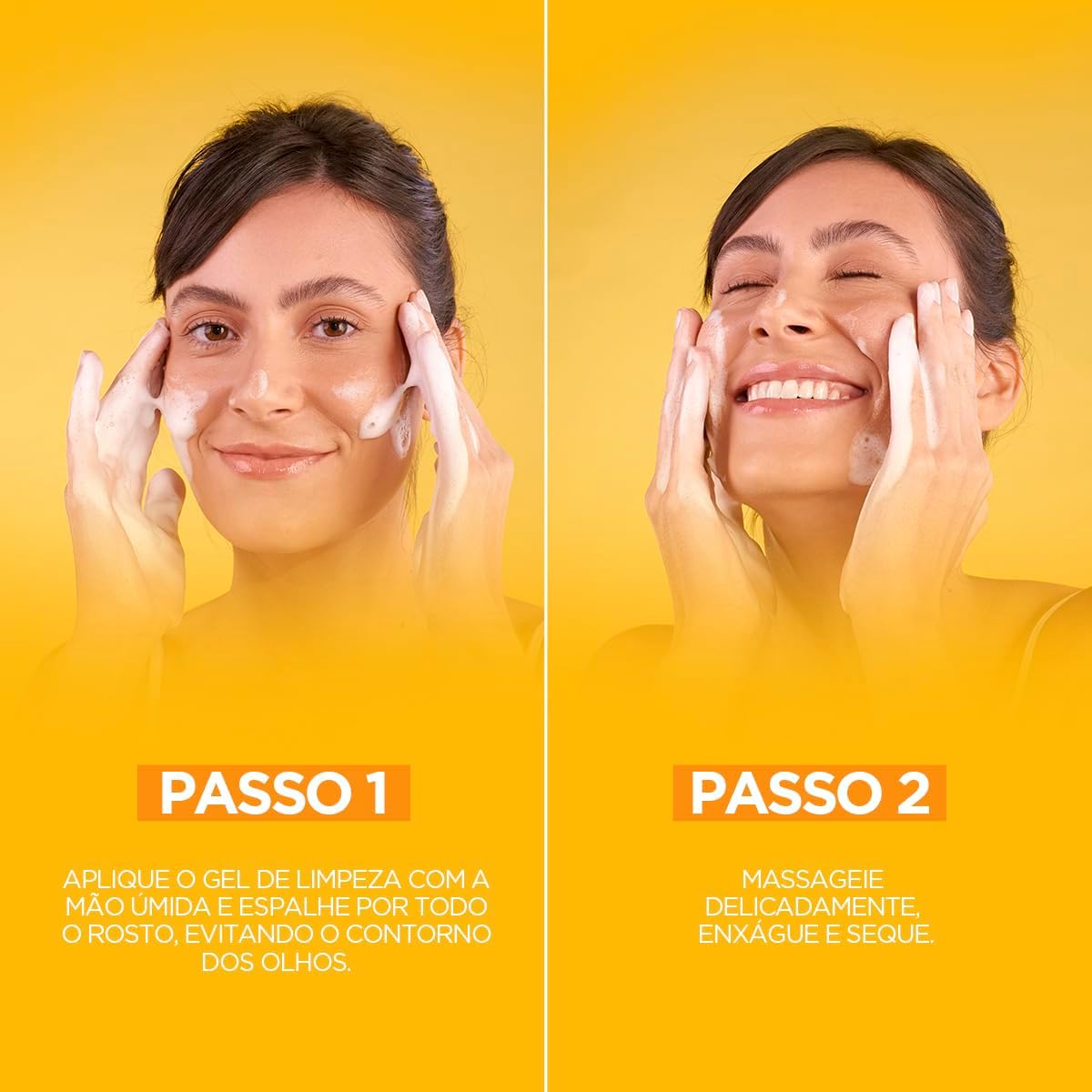 Sabonete Facial GARNIER 120g Vitamina C – Limpeza Profunda, Remoção de Impurezas, Frescor e Cuidado Diário da Pele