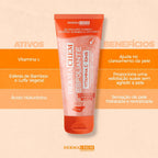 Gel Esfoliante Facial DERMACHEM 100g Vitamina C – Esfoliante para o Rosto, Limpeza, Renovação e Cuidado da Pele