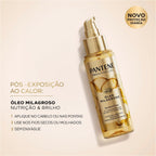Óleo Milagroso Capilar PANTENE 95ml Queratina – Tratamento, Nutrição, Brilho, Maciez e Controle do Frizz para os Cabelos