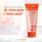 Gel Esfoliante Facial DERMACHEM 100g Vitamina C – Esfoliante para o Rosto, Limpeza, Renovação e Cuidado da Pele