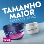 Creme Facial NIVEA 7 em 1 Noturno 100g Hidratante Antissinais para o Rosto – Cuidado Facial, Hidratação e Renovação da Pele