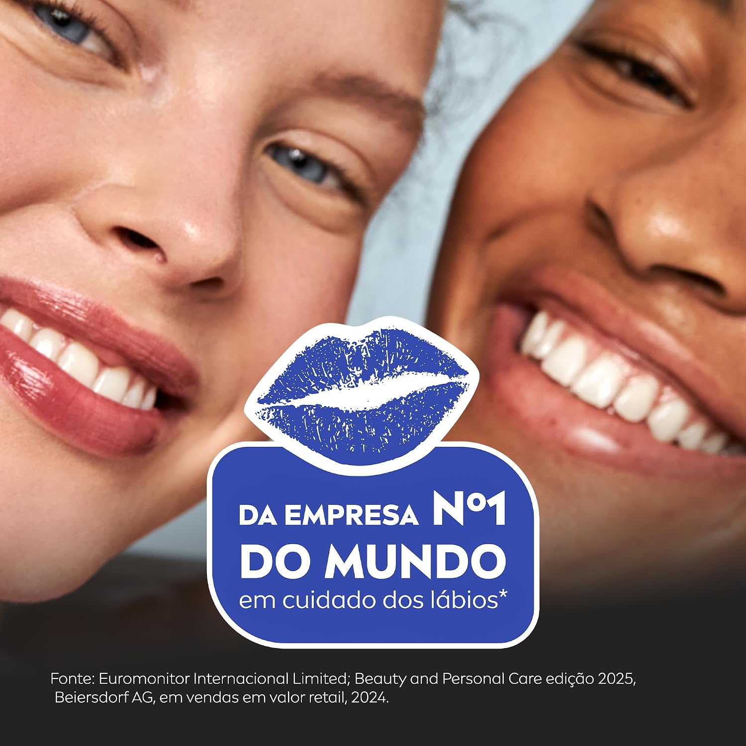 Protetor Labial NIVEA 4,8g Morango Shine – Hidratante Labial com Brilho, Cuidado e Maciez para os Lábios