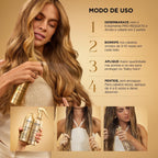 Spray Capilar PANTENE 170ml Molecular Bond Repair – Tratamento para Cabelos Danificados, Reparação, Força e Proteção dos Fios