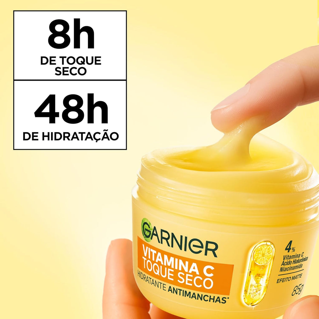 Hidratante Facial GARNIER 85g Antimanchas – Creme para o Rosto, Hidratação, Uniformização e Cuidado Diário da Pele