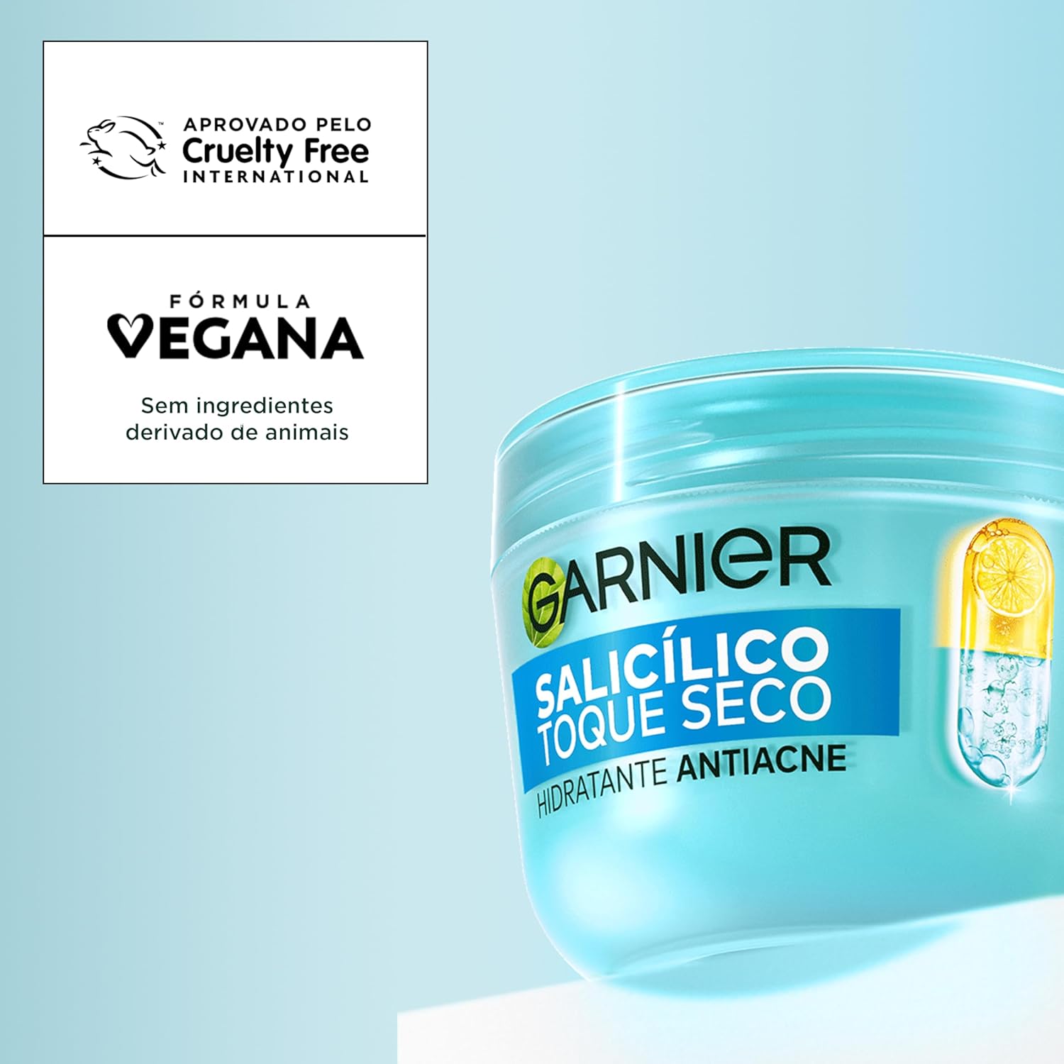 Hidratante Facial GARNIER 85g Antiacne – Creme para o Rosto, Hidratação, Controle da Oleosidade e Cuidado da Pele