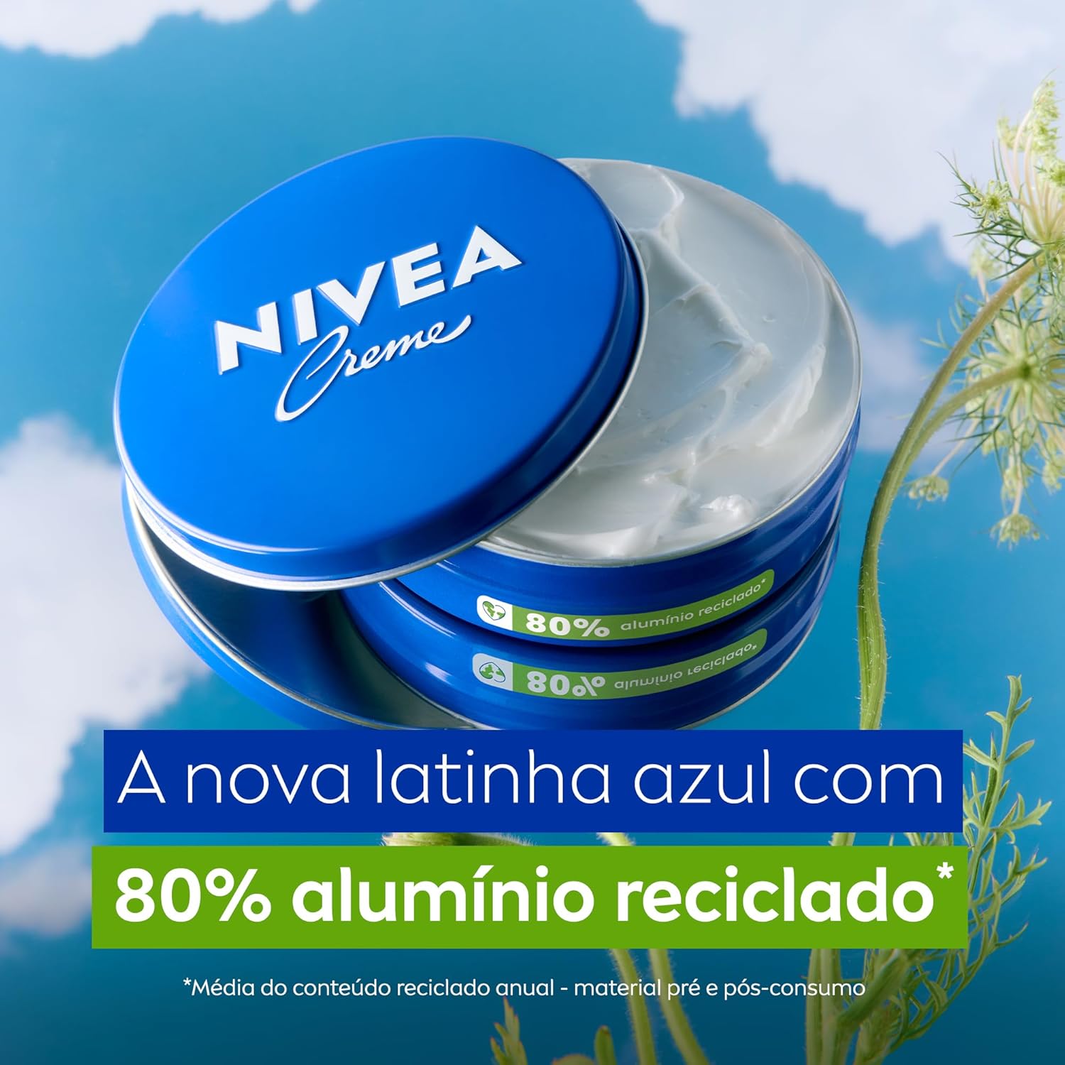 Creme NIVEA 56g Original – Hidratante Corporal, Facial e para as Mãos | Hidratação Intensa para Todos os Tipos de Pele