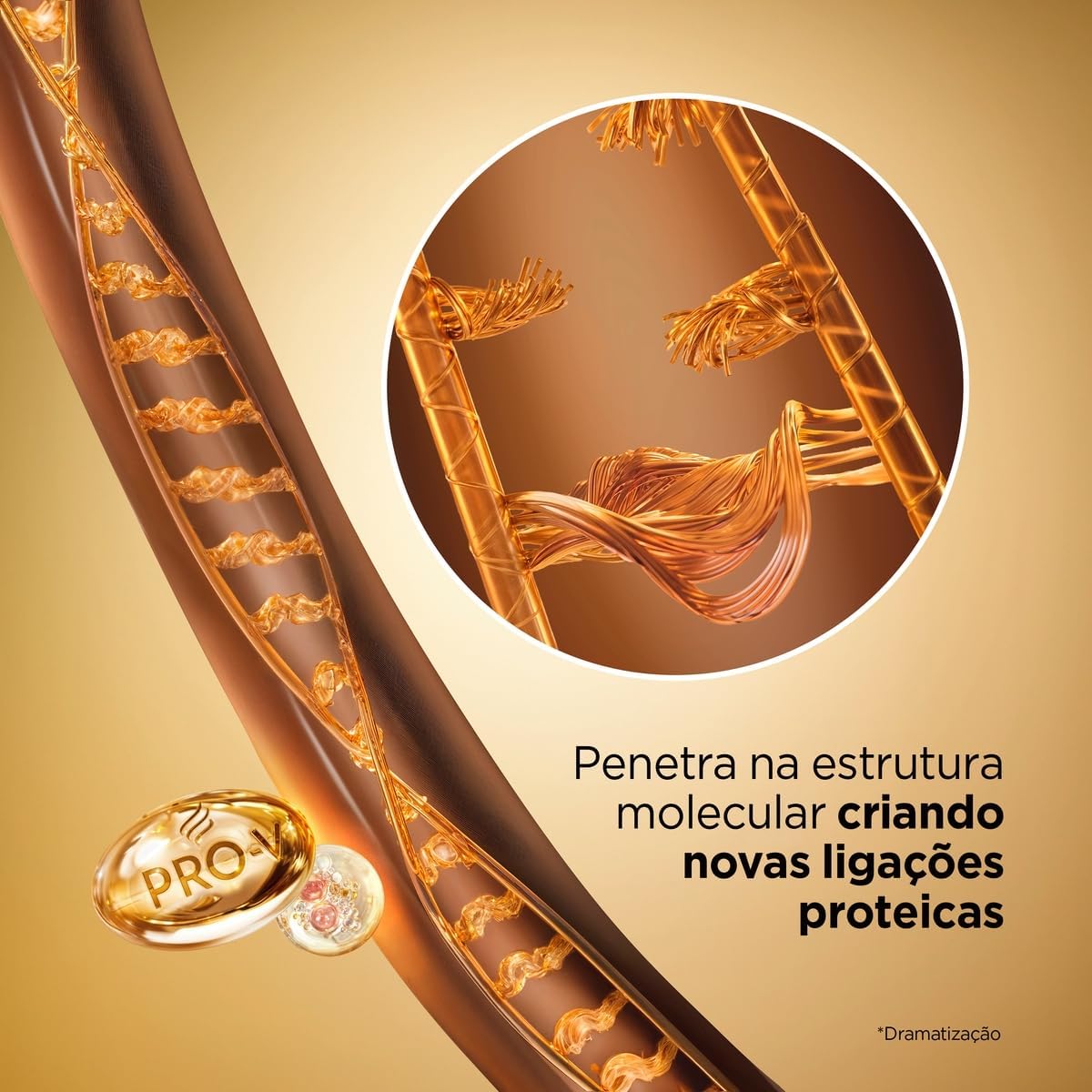 Spray Capilar PANTENE 170ml Molecular Bond Repair – Tratamento para Cabelos Danificados, Reparação, Força e Proteção dos Fios