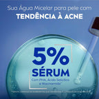 Água Micelar NIVEA 200ml Acne Control – Limpeza Facial, Controle da Oleosidade, Remoção de Maquiagem e Cuidado Antiacne