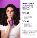 Leave-In ELSEVE 100ml Collagen Lifter – Creme de Pentear, Hidratação, Nutrição, Maciez e Cuidado dos Fios