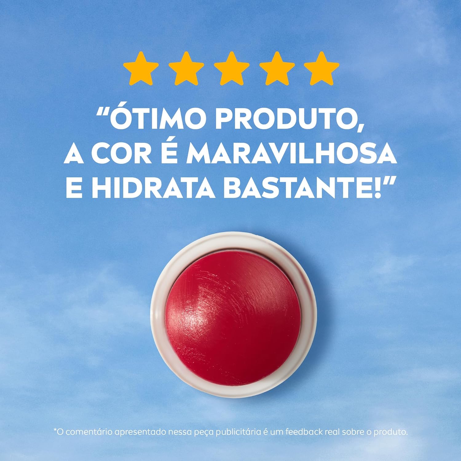 Protetor Labial NIVEA 4,8g Cereja Shine – Hidratante Labial com Brilho, Cor, Cuidado e Maciez para os Lábios