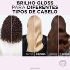 Sérum Capilar ELSEVE 100ml Glycolic Gloss – Tratamento, Brilho Intenso, Maciez, Alinhamento e Controle do Frizz