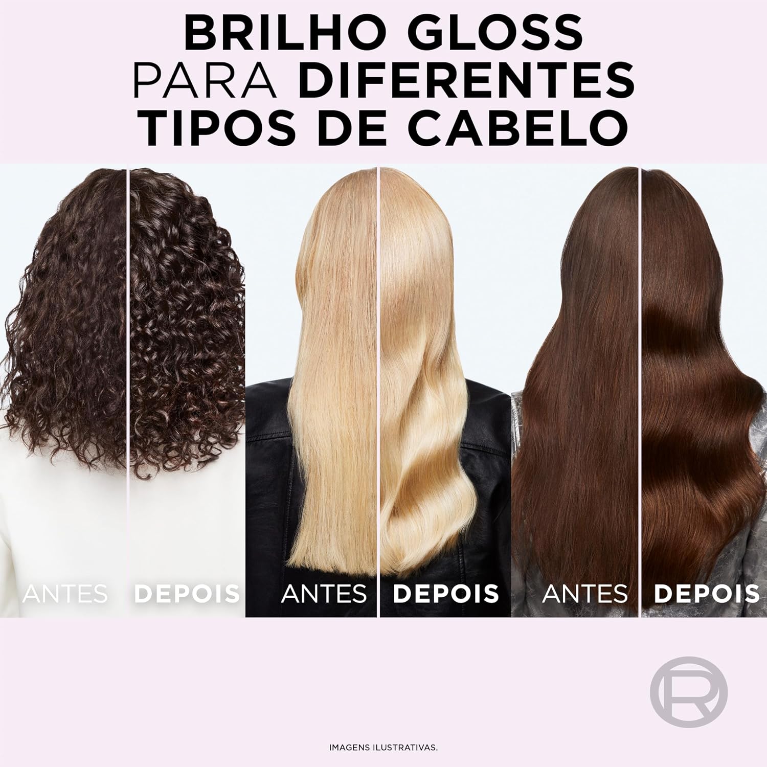 Sérum Capilar ELSEVE 100ml Glycolic Gloss – Tratamento, Brilho Intenso, Maciez, Alinhamento e Controle do Frizz