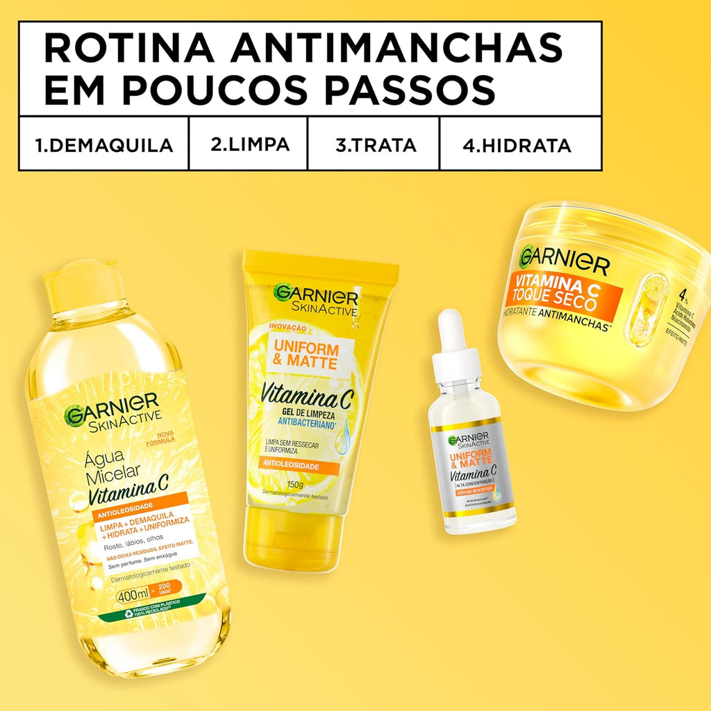 Hidratante Facial GARNIER 85g Antimanchas – Creme para o Rosto, Hidratação, Uniformização e Cuidado Diário da Pele