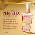 Óleo Capilar BEAUTY COLOR 40ml Elixir Ceramidas – Nutrição, Hidratação, Brilho, Maciez e Controle do Frizz