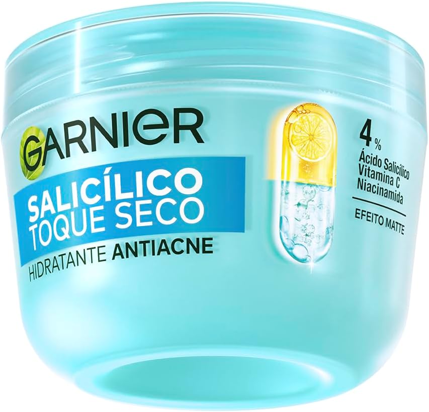 Hidratante Facial GARNIER 85g Antiacne – Creme para o Rosto, Hidratação, Controle da Oleosidade e Cuidado da Pele