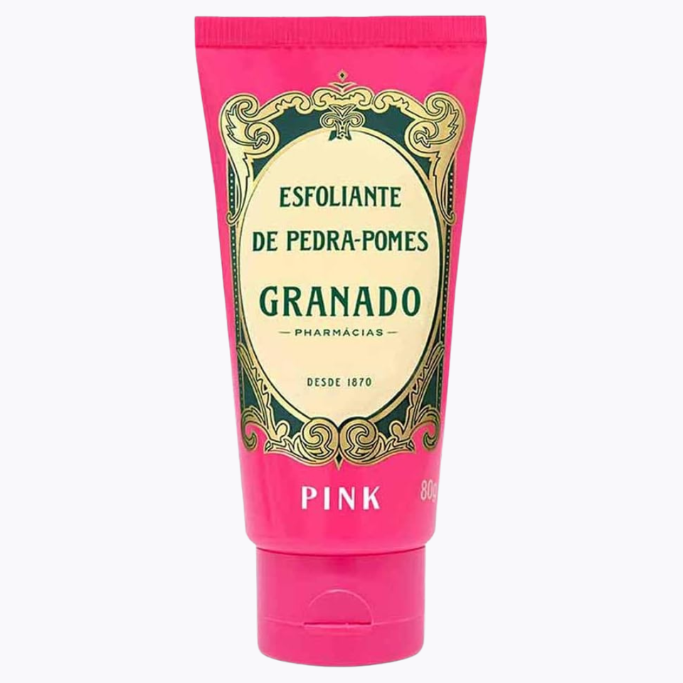 Esfoliante GRANADO 80g Pink Pedra-Pomes – Esfoliação Corporal, Renovação da Pele, Remoção de Células Mortas e Maciez
