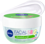 Creme Facial NIVEA 5 em 1 Gel Ácido Hialurônico 100g – Hidratante Facial para o Rosto, Hidratação Intensa e Cuidado Diário