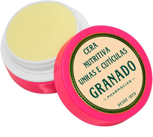 Cera Nutritiva GRANADO 7g Pink para Unhas e Cutículas – Hidratação, Nutrição, Maciez e Cuidado Diário das Cutículas